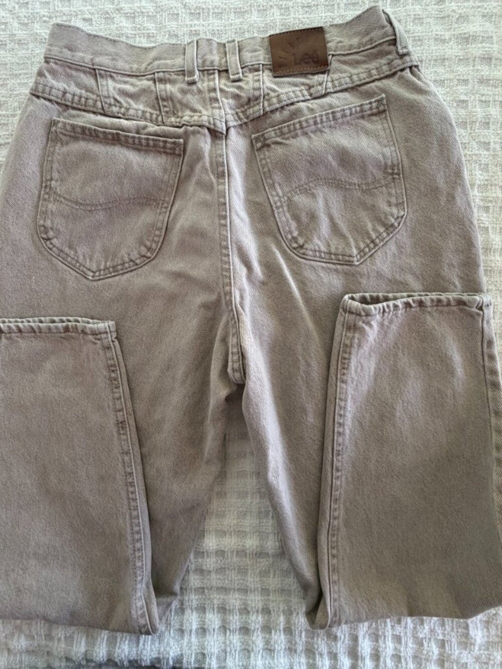 Vintage Lee Jeans 🤎 Size r28 /relaxed tapered leg - Picture 6 of 11